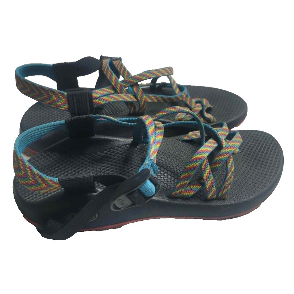 Chaco ZX2 Strappy Outdoor Sandals Fiesta Rainbow Women's 9